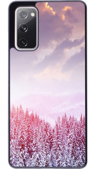 Samsung Galaxy S20 FE 5G Case Hülle - Winter 22 Pink Forest
