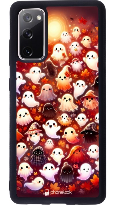 Coque Samsung Galaxy S20 FE 5G - Silicone rigide noir FantĂŽmes automne mignons Coque Samsung Galaxy S20 FE 5G - Silicone rigide noir FantĂŽmes automne mignons