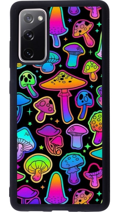Coque Samsung Galaxy S20 FE 5G - Silicone rigide noir Autumn 2024 magic mushrooms Coque Samsung Galaxy S20 FE 5G - Silicone rigide noir Autumn 2024 magic mushrooms