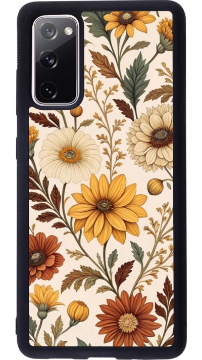 Coque Samsung Galaxy S20 FE 5G - Silicone rigide noir Autumn 25 Flower pattern Coque Samsung Galaxy S20 FE 5G - Silicone rigide noir Autumn 25 Flower pattern