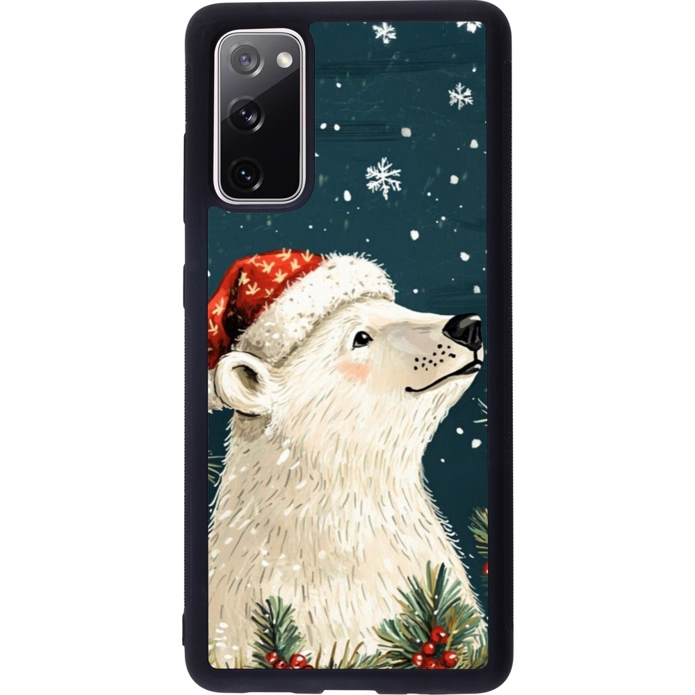 Samsung Galaxy S20 FE 5G Case Hülle - Silikon schwarz Christmas 25 Bear