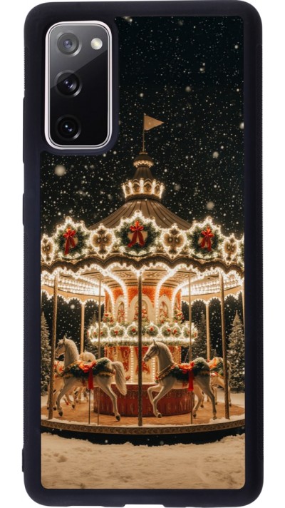 Samsung Galaxy S20 FE 5G Case Hülle - Silikon schwarz Christmas 25 Carousel