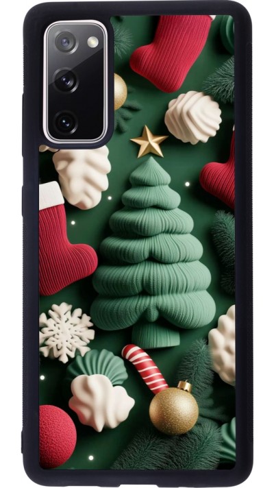 Samsung Galaxy S20 FE 5G Case Hülle - Silikon schwarz Christmas 25 Christmas textiles