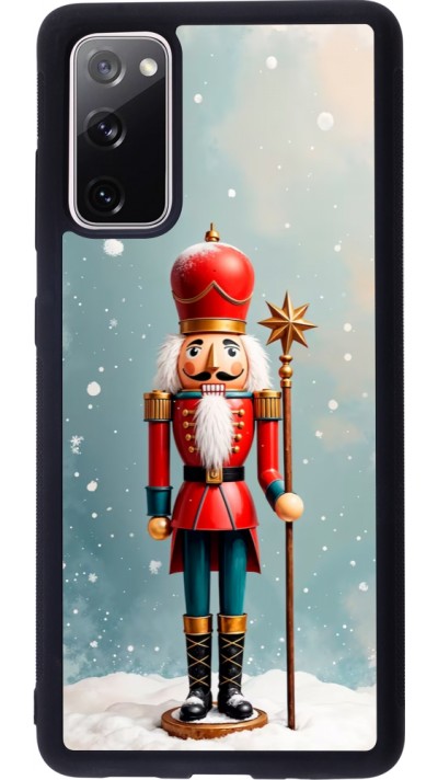 Samsung Galaxy S20 FE 5G Case Hülle - Silikon schwarz Christmas 25 Nutcracker Snow