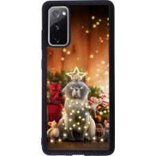Samsung Galaxy S20 FE 5G Case Hülle - Silikon schwarz Christmas 25 Xmas Cat