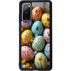 Samsung Galaxy S20 FE 5G Case Hülle - Silikon schwarz Easter 2026 Eggs with bees