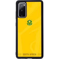 Samsung Galaxy S20 FE 5G Case Hülle - Silikon schwarz Südafrika 2026 personalisierbares Fussballtrikot