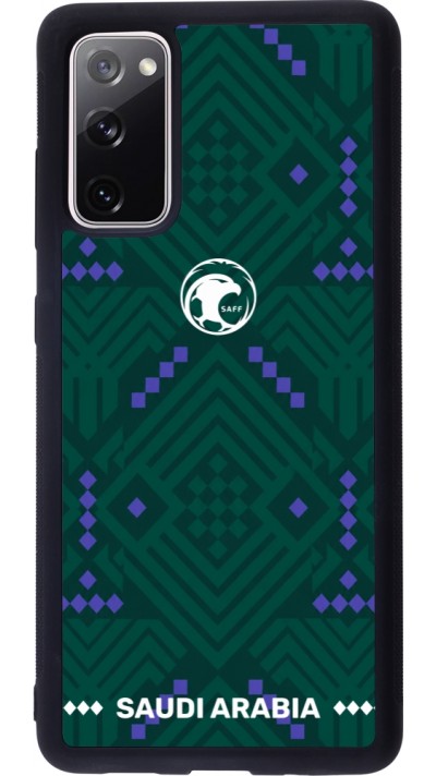 Samsung Galaxy S20 FE 5G Case Hülle - Silikon schwarz Saudi Arabien 2026 personalisierbares Fussballtrikot