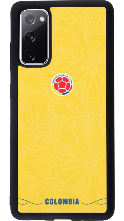 Samsung Galaxy S20 FE 5G Case Hülle - Silikon schwarz Kolumbien 2026 personalisierbares Fussballtrikot