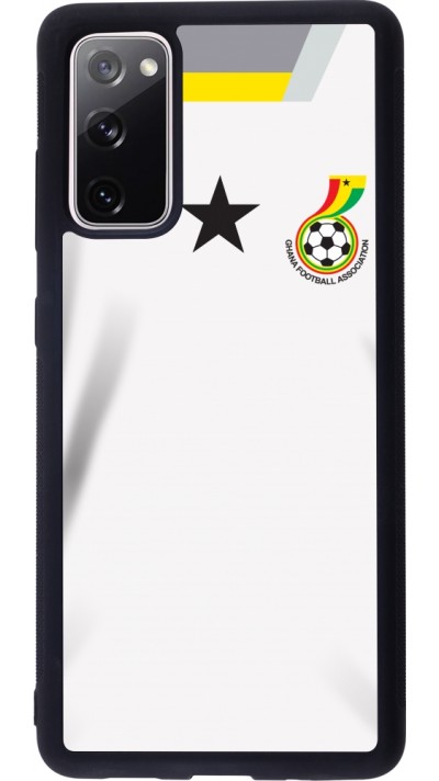 Coque Samsung Galaxy S20 FE 5G - Silicone rigide noir Maillot de football Ghana 2022 personnalisable Coque Samsung Galaxy S20 FE 5G - Silicone rigide noir Maillot de football Ghana 2022 personnalisable