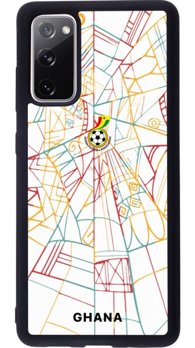 Samsung Galaxy S20 FE 5G Case Hülle - Silikon schwarz Ghana 2026 personalisierbares Fussballtrikot