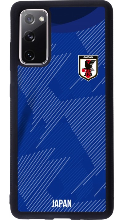 Coque Samsung Galaxy S20 FE 5G - Silicone rigide noir Maillot de football Japon 2022 personnalisable Coque Samsung Galaxy S20 FE 5G - Silicone rigide noir Maillot de football Japon 2022 personnalisable