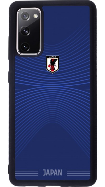 Samsung Galaxy S20 FE 5G Case Hülle - Silikon schwarz Japan 2022 personalisierbares Fussballtrikot