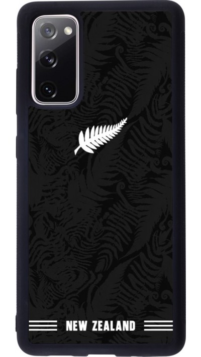 Samsung Galaxy S20 FE 5G Case Hülle - Silikon schwarz Neuseeland 2026 personalisierbares Fussballtrikot
