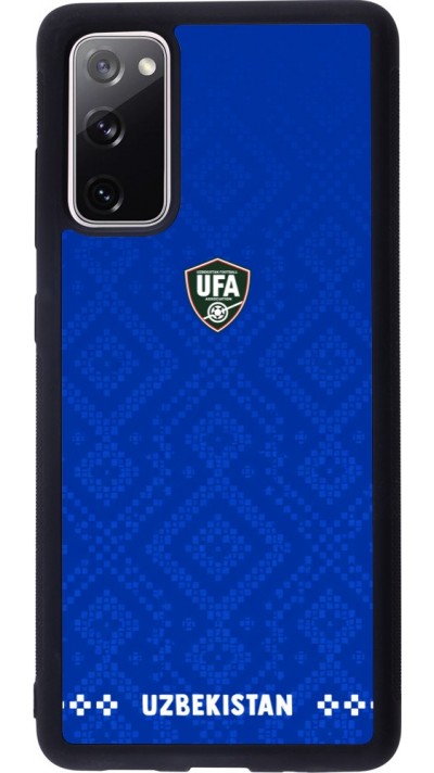 Samsung Galaxy S20 FE 5G Case Hülle - Silikon schwarz Usbekistan 2026 personalisierbares Fussballtrikot