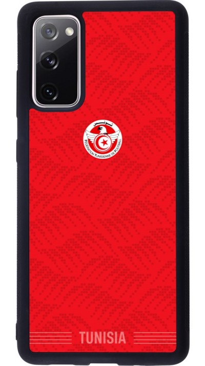 Samsung Galaxy S20 FE 5G Case Hülle - Silikon schwarz Tunesien 2026 personalisierbares Fussballtrikot