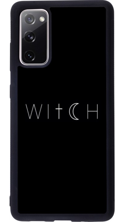 Coque Samsung Galaxy S20 FE 5G - Silicone rigide noir Halloween 22 witch word Coque Samsung Galaxy S20 FE 5G - Silicone rigide noir Halloween 22 witch word