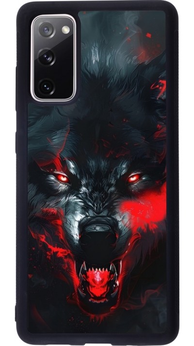 Coque Samsung Galaxy S20 FE 5G - Silicone rigide noir Halloween 2024 mad werewolf Coque Samsung Galaxy S20 FE 5G - Silicone rigide noir Halloween 2024 mad werewolf