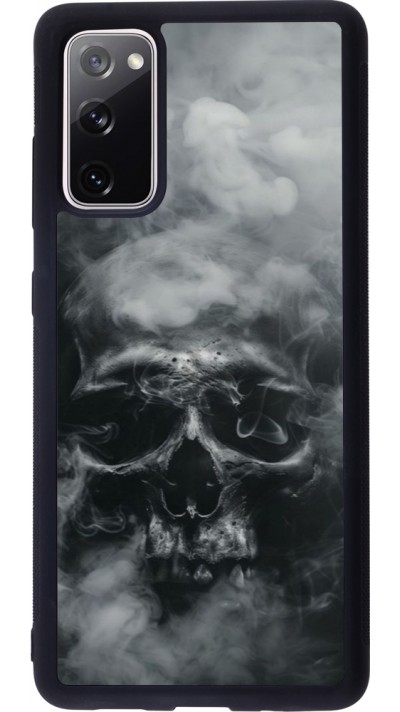 Coque Samsung Galaxy S20 FE 5G - Silicone rigide noir Halloween 2024 smoky skull Coque Samsung Galaxy S20 FE 5G - Silicone rigide noir Halloween 2024 smoky skull
