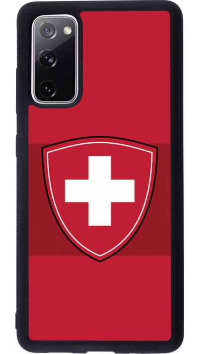 Samsung Galaxy S20 FE 5G Case Hülle - Silikon schwarz Hockey World Championship Ecusson Suisse