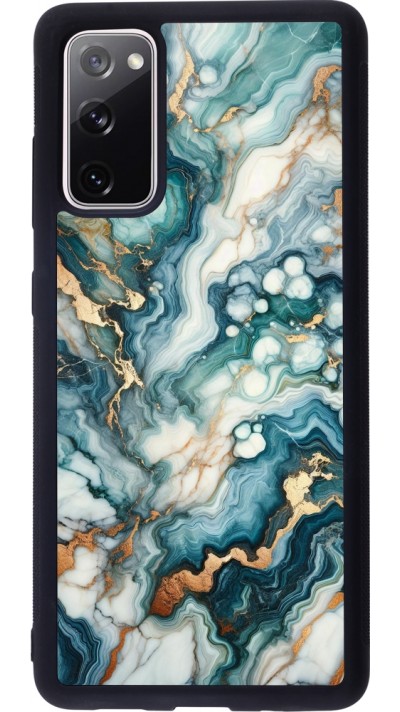 Coque Samsung Galaxy S20 FE 5G - Silicone rigide noir Marbre Vert Bleu Doré Coque Samsung Galaxy S20 FE 5G - Silicone rigide noir Marbre Vert Bleu Doré