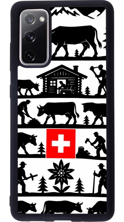 Coque Samsung Galaxy S20 FE 5G - Silicone rigide noir Poya Suisse 1