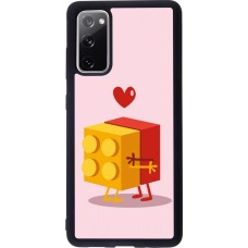Samsung Galaxy S20 FE 5G Case Hülle - Silikon schwarz Saint Valentines Day 26 Puzzle