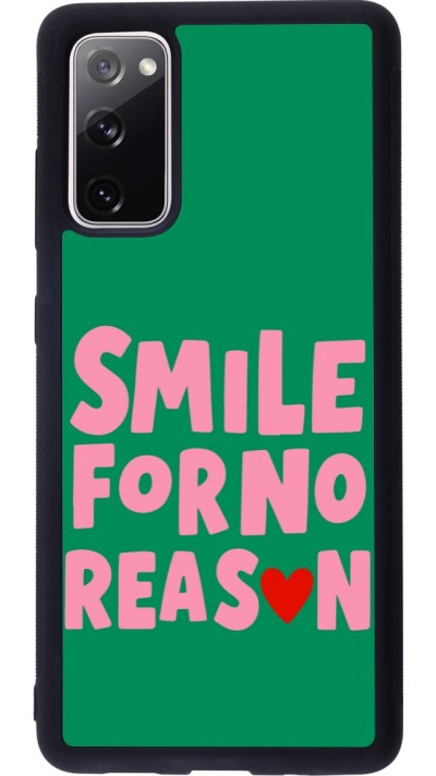Samsung Galaxy S20 FE 5G Case Hülle - Silikon schwarz Smile for no reason 2026