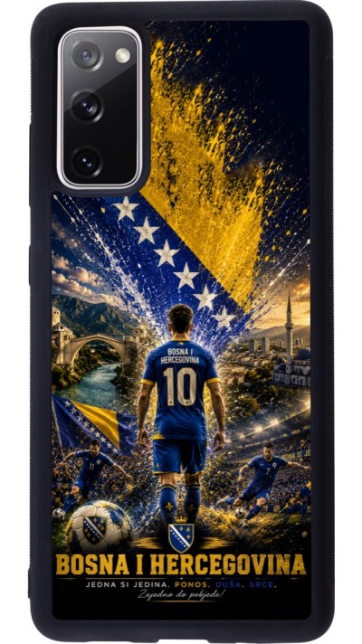 Samsung Galaxy S20 FE 5G Case Hülle - Silikon schwarz Fussball Bosnien und Herzegowina splash 2026