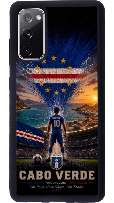 Samsung Galaxy S20 FE 5G Case Hülle - Silikon schwarz Fussball Kap Verde splash 2026