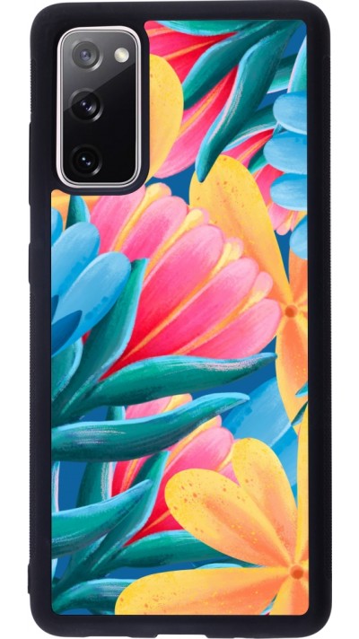 Coque Samsung Galaxy S20 FE 5G - Silicone rigide noir Spring 23 colorful flowers Coque Samsung Galaxy S20 FE 5G - Silicone rigide noir Spring 23 colorful flowers