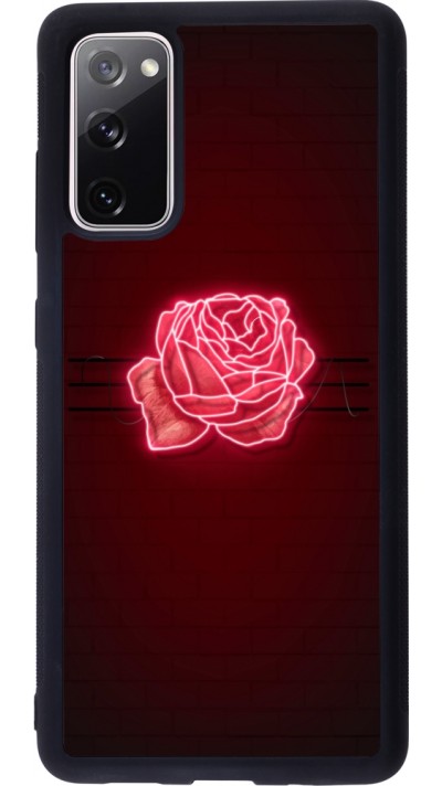 Coque Samsung Galaxy S20 FE 5G - Silicone rigide noir Spring 23 neon rose