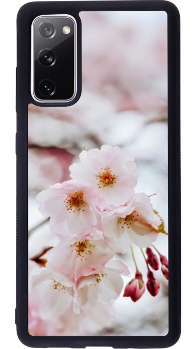 Samsung Galaxy S20 FE 5G Case Hülle - Silikon schwarz Cherry tree 2026
