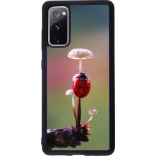 Samsung Galaxy S20 FE 5G Case Hülle - Silikon schwarz Ladybird on a mushroom 2026