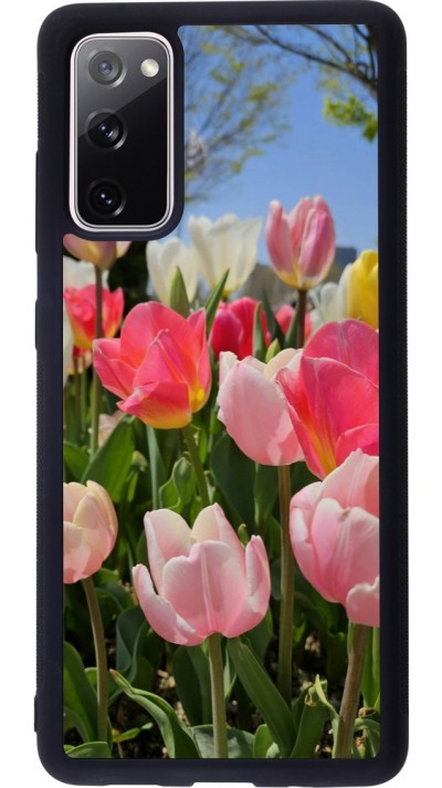 Samsung Galaxy S20 FE 5G Case Hülle - Silikon schwarz Tulips 2026