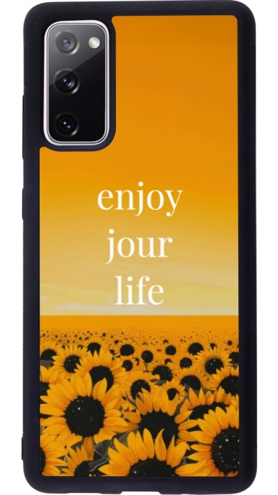 Coque Samsung Galaxy S20 FE 5G - Silicone rigide noir Summer 2025 Enjoy your life Coque Samsung Galaxy S20 FE 5G - Silicone rigide noir Summer 2025 Enjoy your life