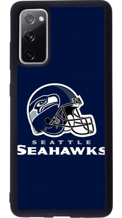 Samsung Galaxy S20 FE 5G Case Hülle - Silikon schwarz Super Bowl 26 Seattle 3