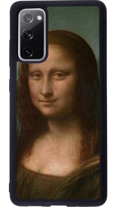Coque Samsung Galaxy S20 FE 5G - Silicone rigide noir Tableau art - La Joconde - Léonard de Vinci Coque Samsung Galaxy S20 FE 5G - Silicone rigide noir Tableau art - La Joconde - Léonard de Vinci