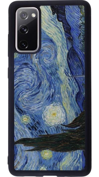 Coque Samsung Galaxy S20 FE 5G - Silicone rigide noir Tableau art - La Nuit étoilée - Van Gogh Coque Samsung Galaxy S20 FE 5G - Silicone rigide noir Tableau art - La Nuit étoilée - Van Gogh