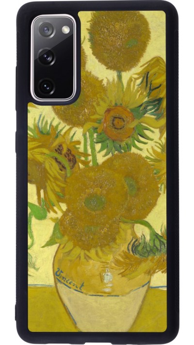 Coque Samsung Galaxy S20 FE 5G - Silicone rigide noir Tableau art - Les Tournesols - Van Gogh Coque Samsung Galaxy S20 FE 5G - Silicone rigide noir Tableau art - Les Tournesols - Van Gogh