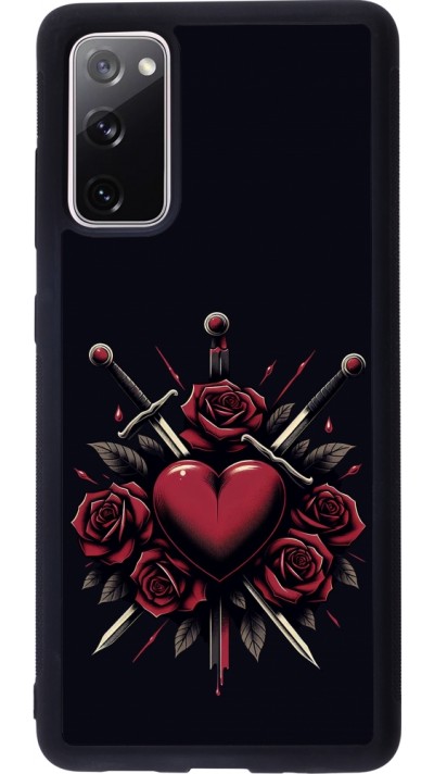 Coque Samsung Galaxy S20 FE 5G - Silicone rigide noir Valentine 2024 gothic love Coque Samsung Galaxy S20 FE 5G - Silicone rigide noir Valentine 2024 gothic love