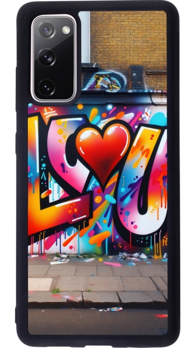 Coque Samsung Galaxy S20 FE 5G - Silicone rigide noir Valentine 2025 Love U Tag Coque Samsung Galaxy S20 FE 5G - Silicone rigide noir Valentine 2025 Love U Tag