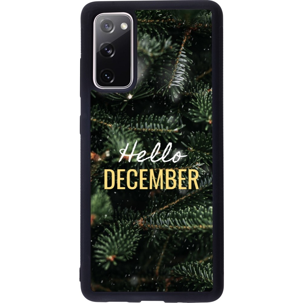 Samsung Galaxy S20 FE 5G Case Hülle - Silikon schwarz Winter 25 Winter hello december