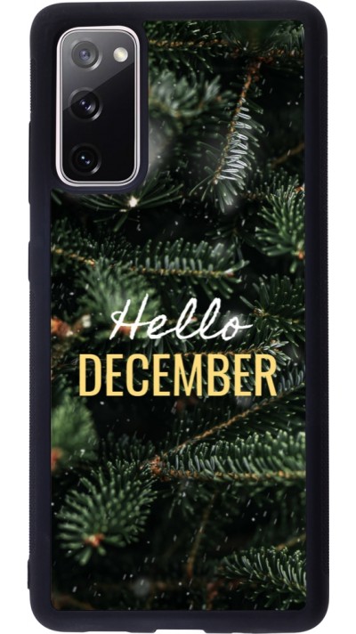 Samsung Galaxy S20 FE 5G Case Hülle - Silikon schwarz Winter 25 Winter hello december