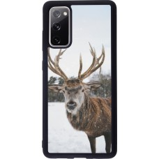 Samsung Galaxy S20 FE 5G Case Hülle - Silikon schwarz Winter 25 Winter reindeer