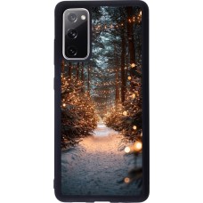 Samsung Galaxy S20 FE 5G Case Hülle - Silikon schwarz Winter 25 Winter snowy road