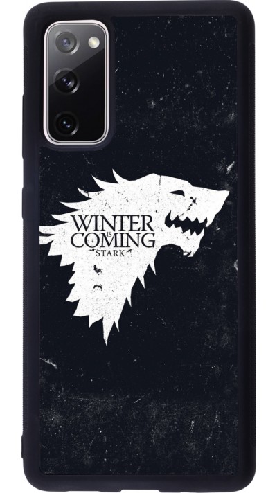 Coque Samsung Galaxy S20 FE 5G - Silicone rigide noir Winter is coming Stark Coque Samsung Galaxy S20 FE 5G - Silicone rigide noir Winter is coming Stark