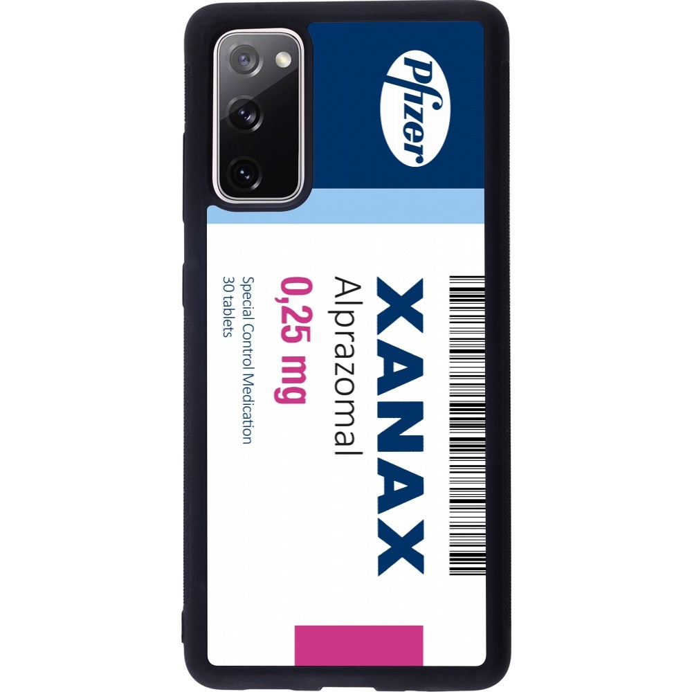 Samsung Galaxy S20 FE 5G Case Hülle - Silikon schwarz Xanax Alprazolam 2025