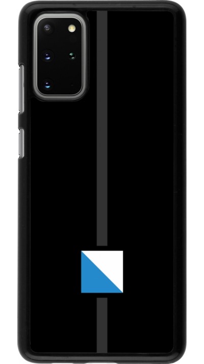 Samsung Galaxy S20+ Case Hülle - Kanton ZH schwarz
