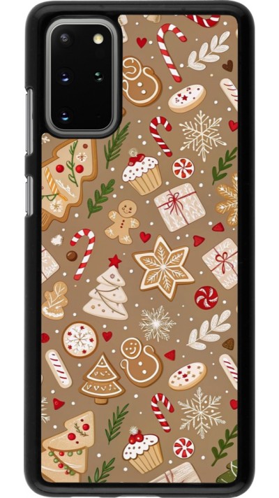 Samsung Galaxy S20+ Case Hülle - Christmas 25 Pattern Ginger Cookie